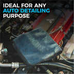 The Rag Company - All-Purpose Microfiber Terry Cleaning Towels - Commercial Grade, Highly Absorbent, Lint-Free, Streak-Free, Kitchens, Bathrooms, Offices, 300gsm, 12in x 12in, White (12-Pack)