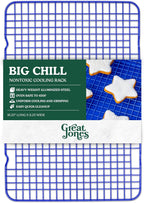 Great Jones Big Chill Wire Cooling Rack (Blueberry) – 16.25" × 11.25" Heavy-Weight Aluminized Steel,Nonstick Baking Rack – Oven Safe 450 °F, Bacon & Cookie Cooling Rack – Fits Half Sheet Pans