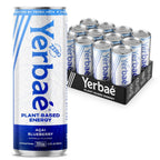 Yerbaé Energy Seltzer - Acai Blueberry, No Sugar/Calories/Carbs. Energized by Yerba Mate, Naturally Caffeinated, Plant-Based, Healthy Alternative to Coffee Sugary Sodas, Pack of 12, 12oz cans