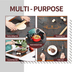 Silicone Pastry Mat Extra Large with Measurements 26''x16'' for Reusable,Non-slip Silicone Baking Mat, Counter, Dough Rolling, Oven Liner,Fondant/Pie Crust (Translucent_Orange, 16''W x 26''L)