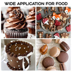 Brown Food Coloring Gel 4.5 Oz Professional Grade Brown Food Dye Concentrated Gel Food Coloring for Icing Baking Cake Decorating Cookie