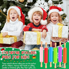 Dandat Small Rolling Pin Kids 12 Inch Mini Silicone Rolling Pin for Baking Non Stick Kids Dough Roller with Wooden Handle for Kitchen Cookie Pastry Fondant Cake 6 Colors(6 Pcs)