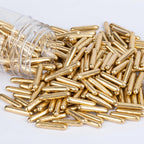 Twisweet Gold Rods Sprinkles, Edible Sugar Sprinkles for Cake Decorating, Candy Rods for Baking, Cake Topper Ice Cream Cupcake Cookie Donut Decorations, Wedding Valentines Birthday Party Christmas Easter Supplies (130g/4.58oz)