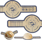 Silicone Bread Sling for Dutch Oven, 2 Pack (8" Round) – Non-Stick & 500°F Heat Resistant Sourdough Mat, Easy to Clean, Reusable Food-Grade Sourdough Slings – Fits 5 qt and up Dutch Ovens