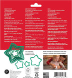 R&M International Star Tree Cookie Cutters to Make 3D Tree, 10-Piece Plastic Set