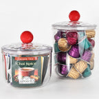 Coffee Pod Holder with Lid,Clear Plastic K Cup Organizer Holder Coffee Capsule Filter Storage Container Home or Office Counter Organizer Bar Accessories With 50Pcs Stickers-900ml