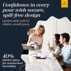 ESPRO - P5 French Press Coffee Maker – Patented Double Microfilter for Sludge and Grit Free Coffee, Black, 32 oz