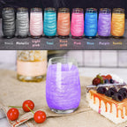 NiHome Edible Food-Grade Glimmer Powder Glitter Luster Dust Metallic Food Decorating Sprinkle Glimmery Dust for Drink Wine Beverage Cake Candy Dessert Bakery Restaurant Vegan (0.18oz/5g, Purple)