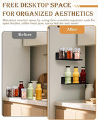 2 Pack Magnetic Tumbler Holder for Stanley 30 & 40 oz Cup - Strong Magnet - Water Bottle Organizer for Fridge, Cabinet, Office - Fit Stanley Cup Accessories