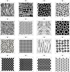 Leopard 5.5x5.5in Cheetah Animal Cow Print Skin Reusable Painting Template Stencils for Cake, Cookie Decorating & DIY Projects