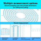 UBeesize Oversize Silicone Baking Mat, 23.6x31.5 Inch Non Stick Pastry Mat with Measurements, XXL Large Nonslip Counter Mat, Fondant/Pie Crust Mat for Making Cookies Macarons Bread Baking Supplies