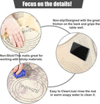 Silicone Pastry Mat 26x34 Inch Nonstick Baking Mat Perfect for Dough Mat, Pastry Board, Kitchen Counter Mat - For Dough, Pastry, Pie Crust, Fondant, Cookies, Bread, Pasta/Pizza, Grey