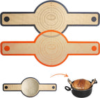 Silicone Bread Sling for Dutch Oven - 2 Pcs Non-Stick & Easy to Clean Reusable Silicone Bread Baking Mat Set with Extra Long Handles, Easy to Transfer Sourdough Bread, Gray, Orange