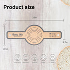 2 PCS Silicone Bread Sling with Dough Kneading Bag, Non-Stick & Easy Clean Round Reusable Silicone Baking Mat, for Dutch Oven, 500 Degrees Heat Resistant