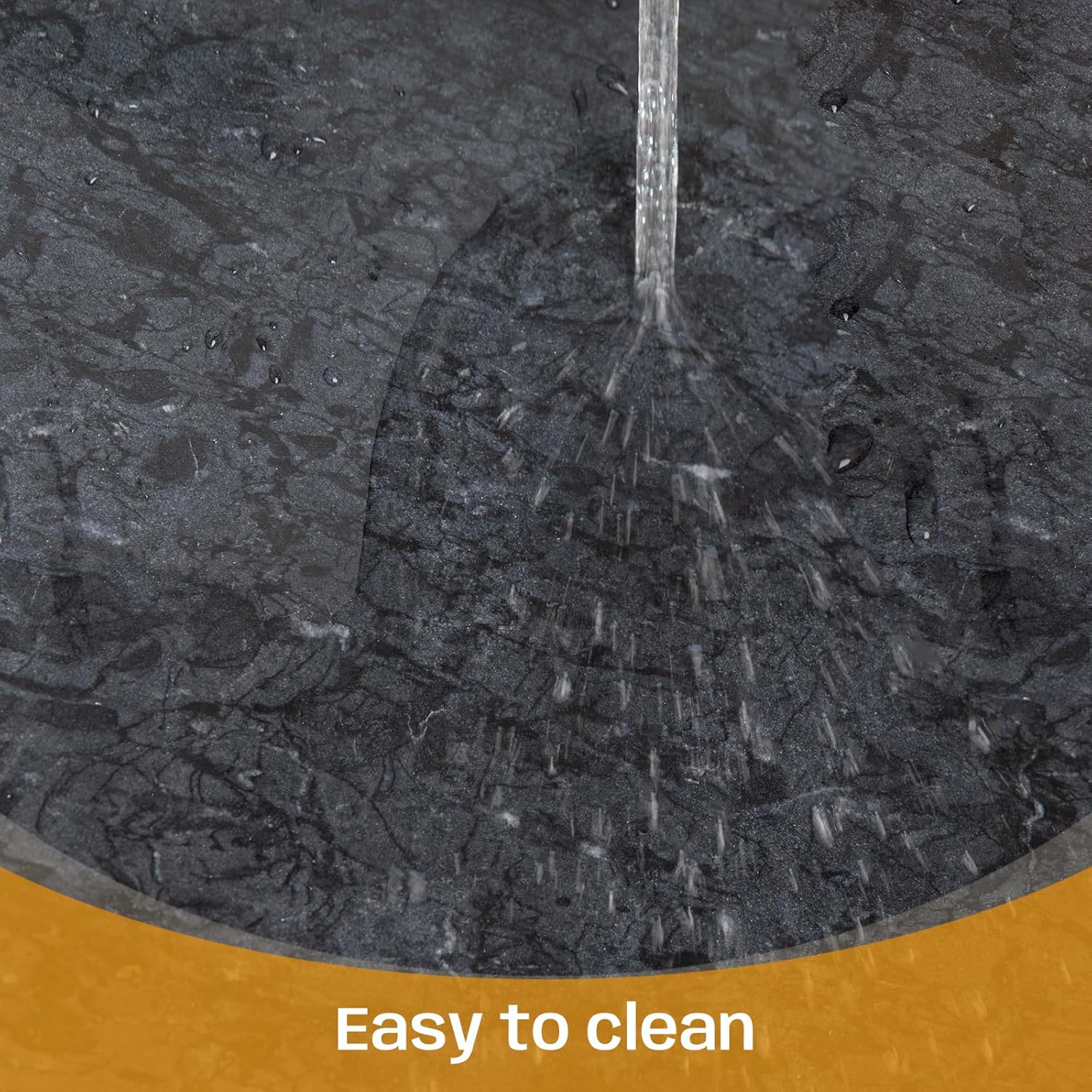 Black Marble Cutting Board, 12x16 Inch Marble Pastry Board With Non-Slip Feet For Cheese, Charcuterie, Dough, Chocolate, Dessert, Pack Of 1 Piece