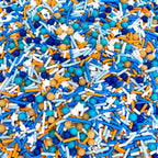 Manvscakes | Sprinkles | 4 oz | Cake sprinkles | Cupcake sprinkles | Baking | Sprinkle mix | Edible sprinkle (Baby blue)