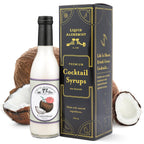 Liquid Alchemist Coconut Syrup for Drinks - Real Ingredients Make our Cream of Coconut Syrup a Perfect Pina Colada Drink Mix - Tropical Flavoring for Drinks - Vegan & Non-GMO (12 oz)