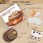 Upgraded UFO Bread Lame Dough Scoring Tool,Sourdough Scoring Tool,Black Walnut Bread Lame Cutter Scoring Knife for Bread Baking Includes 5 Replaceable Razor Blades for Bread Baking