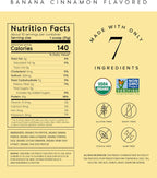 Truvani Vegan Pea Protein Powder | Banana Cinnamon | 20g Organic Plant Based Protein | 10 Servings | Keto | Gluten & Dairy Free | Low Carb | No Added Sugar