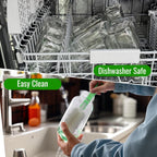 BIGIVACA 8 oz Glass Juice Bottles with Lids,6 PACK Bottles for Juicing,Square Drinking Jars Glass for Coffee,Cola,Milk,Tea in Travel,Work,School