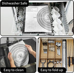 Silicone Dough Mat, Macaron Cookie Pizza Baking Mat for Oven, Non Stick Pastry Mat for Rolling Dough Non Slip, Bread Mat for Kneading, Reusable