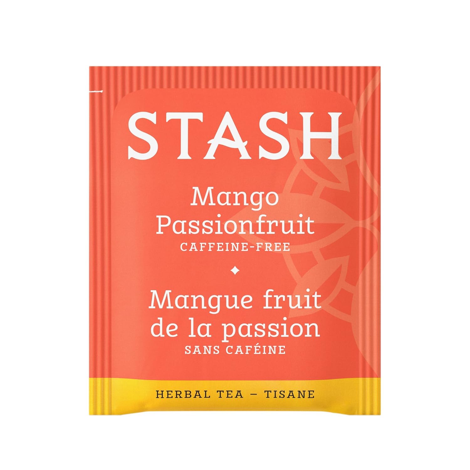 Stash Tea Mango Passionfruit Herbal Tea - Naturally Caffeine Free, Non-GMO Project Verified Premium Tea with No Artificial Ingredients, 20 Count (Pack of 6) - 120 Bags Total