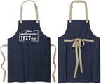 TEEAMORE Custom Embroidered Kitchen Apron Add Your Name Logo Design Cooking Baking Kitchen Chef Apron Gifts