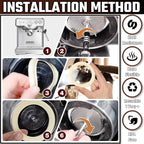 54MM Silicone Steam Ring 2PCS，Brevilles Gasket Replacement for Breville Espresso Machine Parts Breville Espresso Machine Accessories 878/870/860/840/810/500/450 and Sage 500/870/875/880/810/878