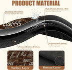 Vintage Coffee Cup Coffee Mat Absorbent Dish Drying Mat for Kitchen Counter Hide Stain Rubber Backed Drying Rack Pad Fit Under Espresso Machine Dish Drainer, 15.7 x 23.6 Inch