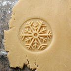 Wood Cookie Stamp, 2.5 Inch (Snowflake 3 CS-062)