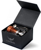 58.5mm Gaggia Classic Pro, E24, Evo Accessories by KNODOS Premium 58mm Bottomless Portafilter, Precision 58.5mm Calibrated Tamper & 58.5 mm Adjustable Coffee Distributor