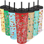 BJPKPK 26oz Tumbler With lid And Straw Stainless Steel Travel Coffee Mug Insulated Tumblers Cups,Passionate Red