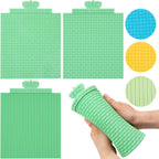 KALAIEN Sweater Texture Fondant Impression Mats Knit Fondant Embosser Texture Mats for Clay Cake Decorating Fondant Molds Set of 3