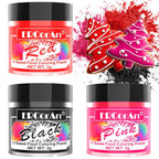 Oil Based Food Coloring Powder for Chocolate - 3 Colors Vibrant Edible Food Dye, Food Coloring Powder for Oil Based, Cake Decorating, Chocolate Melts,Candy Melts, DIY Crafts - 9 Gram