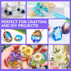 UV Resin 250g, DUDONGA Fast Curing Upgraded Crystal Clear Epoxy Resin Hard Type for Jewelry Making, Craft, DIY