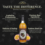 Liquid Alchemist Passion Fruit Syrup for Cocktails - Real Ingredients Make our Mix for Cocktails the Perfect Margarita Mix - Our Non-GMO Passion Fruit Syrup for Drinks is Vegan (12 oz)