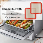 Square Silicone Baking Mats for 9 Inch Cake Pan, 8.5" Food Grade Non-stick Reusable Silicone Mat for Baking Pan for Bread/Pastry/Toast/Pie, Professional Cookie Sheets Liners for Brownie Pan 2 PCS