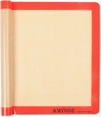 AMYONE Silicone Baking Mats for Two Thirds Size Pan, 2/3 Non-Stick Silicone Baking Sheet Liners for Cookies/Pastries/Chicken/Vegetables, Food Grade Silicone Mat for 15 x 21-inch Big Sheet, 1 PCS