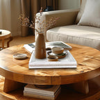 MAONAME Wood Serving Tray, Farmhouse Wooden Tray for Coffee Table, Rustic Square Trays with Beads, Vintage White Decorative Trays for Living Room, Kitchen, 12" X 12" X 1.6"