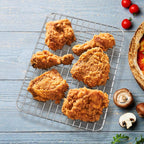 Small Baking Cooling Rack Set of 2, E-far Stainless Steel Toaster Oven Rack for Cooking Roasting Grilling Meat, 8.6” x 6.2” Metal Bakeable Wire Racks for Cookie Cake Bacon - Dishwasher Safe