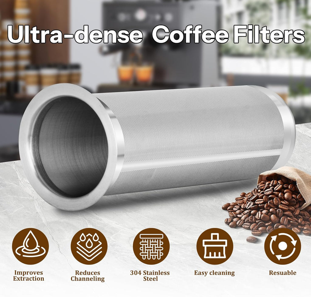 Cold Brew Coffee Filter for 1 Quart Wide Mouth Mason Jar, Double Layer 304 Stainless Steel Filter Ultra Fine Mesh for Cold Brew, Iced Coffee and Iced Tea