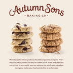 Autumn Sons Baking Co. Gluten Free Chocolate Chunk & Oatmeal Cinnamon Cookie Mix Combo Pack. Vegan Plant Based Baking Mix. Free From 11 Common Allergens. 9.3 oz (Pack of 2)