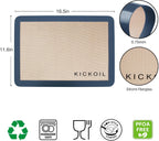 Silicone Baking Mat Half Sheet Non Stick Food Safe Baking Sheet for Oven - Replace Reusable Parchment Paper- Silicone Induction Cooktop Protector, Pan Liner 2 Pack,Cooking Essentials Gadgets