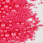 Deep Pink Pearl Sprinkles, Edible Candy Sugar Pearls, 150g/5.29oz, Pink Sprinkles for Cake Decorating, Baking Cake Decorations, Ice Cream Toppers, Cupcakes, Wedding Party Chirstmas Supplies