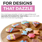 Meringue Powder (5lb) For Royal Icing, Premium Quality, High Egg White Formula, Create Incredible Royal Icing or Frosting for Sugar Cookies, Naturally Flavored, Verified Gluten Free, Non-GMO Sourced