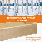 ALINE FURNITURE Pull Out Drawers for Cabinets Birch Wood, 30" W X 21" D Soft Close Slide Out Drawer for Kitchen Cabinets, Pull-out Shelves, Sliding Shelf for Pantry Cabinet Organizer