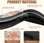 Persian Vintage Boho Carpet Coffee Mat Dish Drying Mat for Kitchen Counter Absorbent Hide Stain Rubber Backed Coffee Bar Accessories Fit Under Espresso Machine Dish Drainer 15.7 x 23.6 Inch