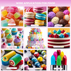 Oil Based Food Coloring Powder for Chocolate 5 Colors Powdered Edible Food Dye for Sugar Candy Melts Oil Frosting Icing Dye for Backing Cookies Fondant Food Color for Cake Decorating - 10g/ Bottles