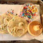 Wood Cookie Stamp, 2.5 Inch (Unicorn CS-025)