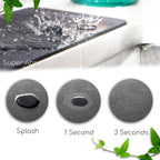 Ternal DripGuards Absorbent Counter Mat 2-Pack | Waterproof, Quick-Dry Coffee Bar Mat for Kitchen, Sink & Drink Station | Non-Slip, Spill-Proof Protector for Water, Oil & Syrup [5.5" x 12"]